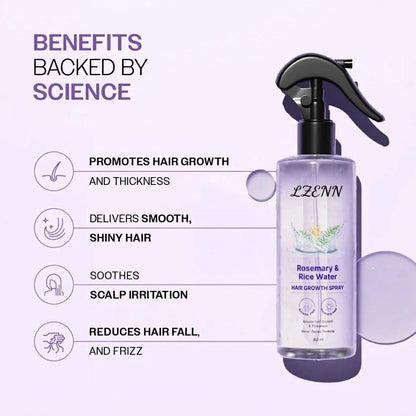 Rosemary Water with Rice Water |100% Natural Extract
