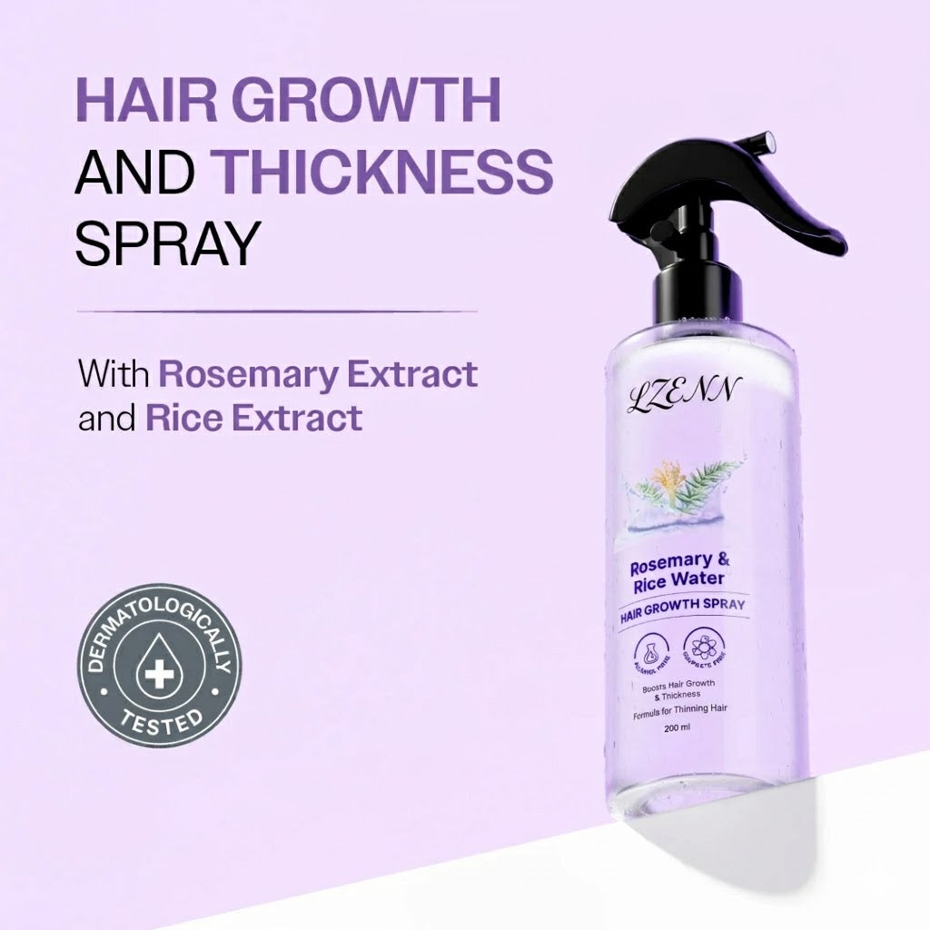Rosemary Water with Rice Water |100% Natural Extract