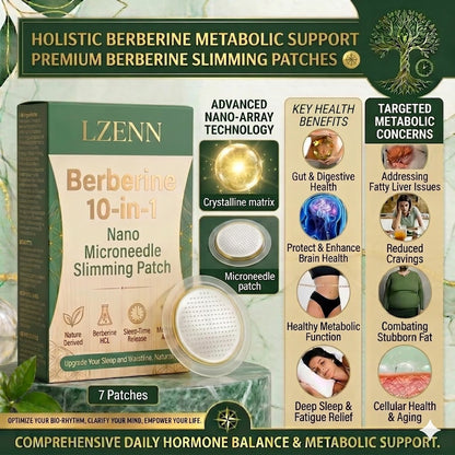 LZENN® Berberine 10-in-1 Nano Microneedle Slimming Patch